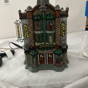 Department 56 Snow Village Halloween ornaments.